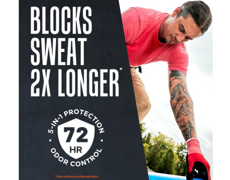 Right Guard Total Defense Anti-Perspirant Deodorant Power Gel Fresh Blast 4 oz (Pack of 4) - Image 5